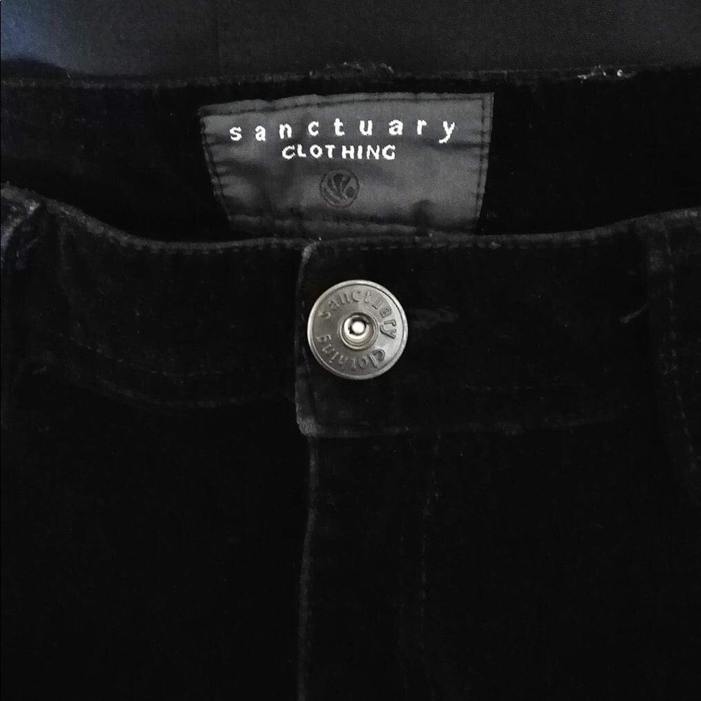 Black Velvet Sanctuary Straight Jeans
